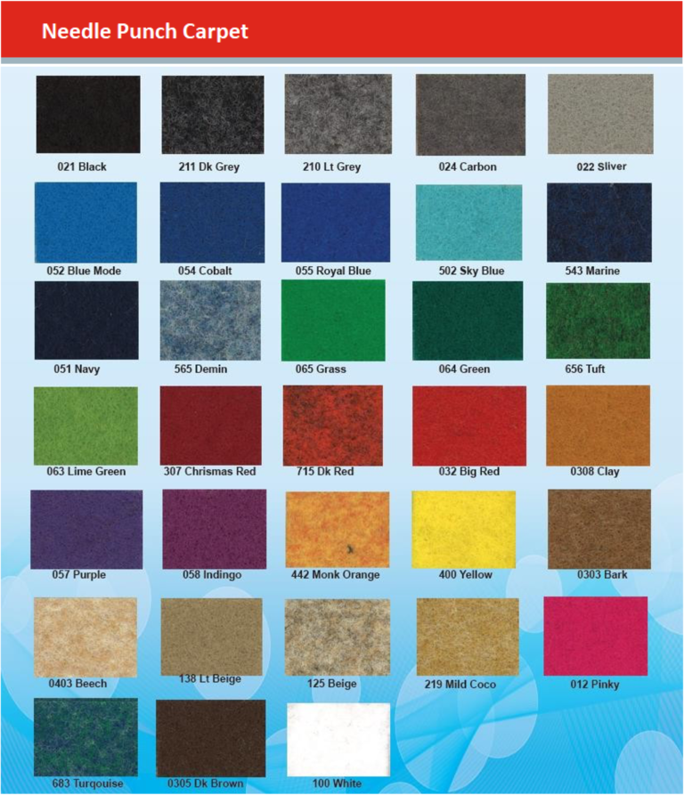 Needle Punch Carpet (2mm Thick)
