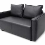 Double Black Sofa